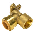 Female Drop Ear Elbow, Brass, Not Applicable