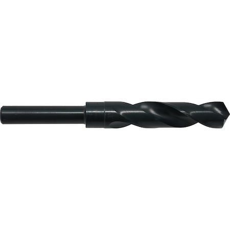 1-5/32 HSS 118 Degree Silver & Deming Drill 1/2 Reduced 3-Flatted Shank Cle-Line 1892 Steam Oxide