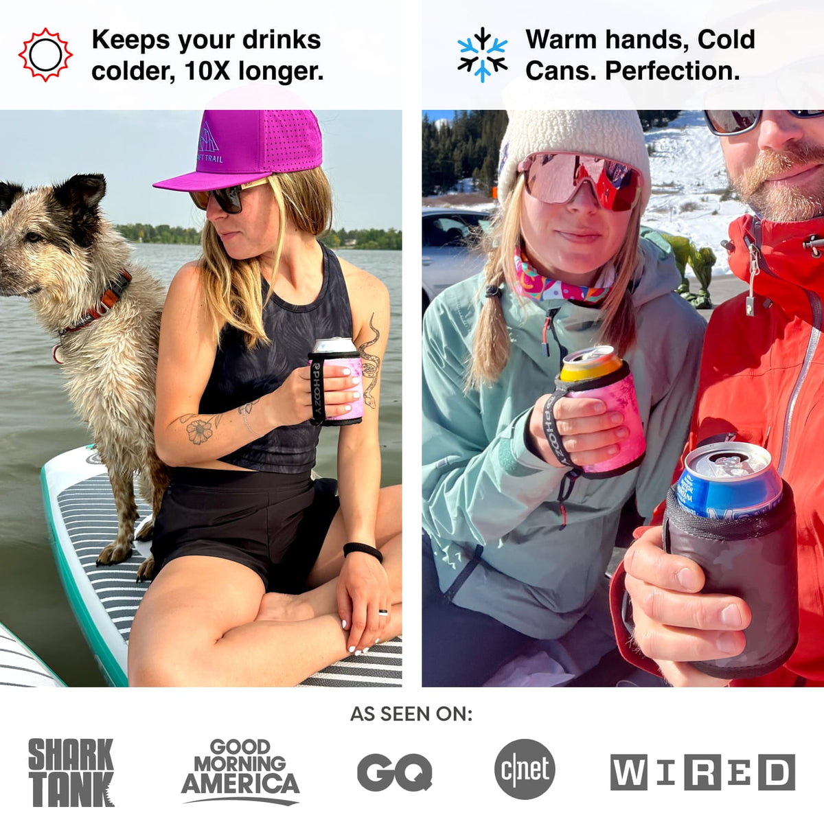 Drink Capsule - Keeps Drinks Cold 10X Longer