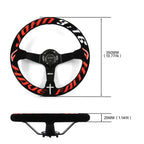 Have Faith Suede Steering Wheel + Hub Adapter Kit For Toyota Corolla, Hilux Pickup