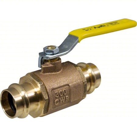 BV,1/2"PRESS,FP,BRZ,2-1/4"EXT, (SS B&S)