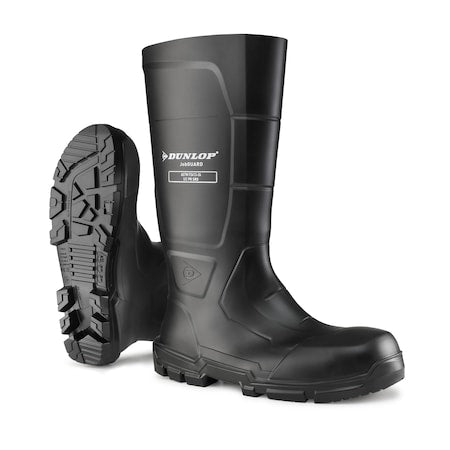 Rubber Boot, 15D, Knee, Black, PR