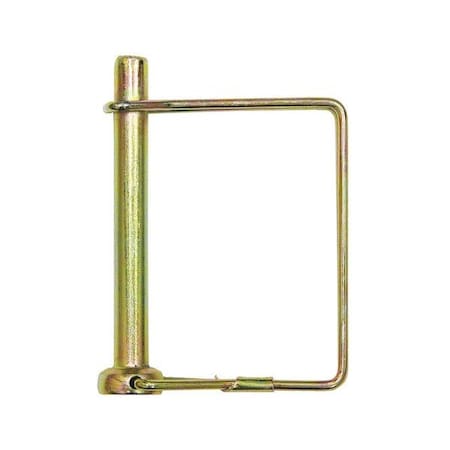 Snap Safety Pin, 5/16 in Dia, 2-1/2 in Lg, 4 in Wire Dia, 3-1/4 in Shank Lg, 20 PK