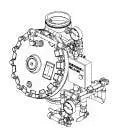 6" Model J Flow Control Valve Vertical Trim for Fire Protection