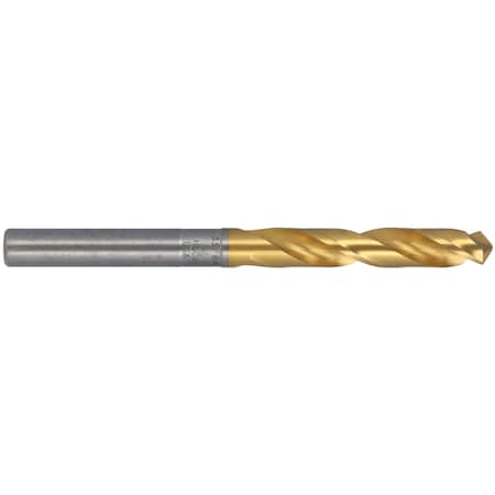 118 Degree Silver & Deming Dril with 1/2 Reduced Shank Chicago-Latrobe 190C-TN TiN HSS-CO 8% RHS/RHC 13/16