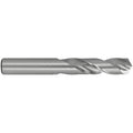 Screw Machine Drill Bit, 9/64 in Size, 135  Degrees Point Angle, High Speed Steel, Bright Finish