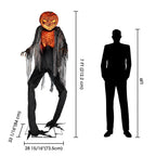 Yescom Halloween Pumpkin Scarecrow Motion & Touch Activated 7ft