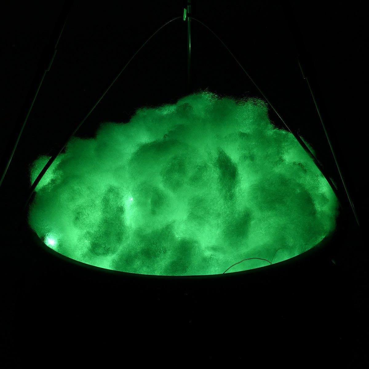 Yescom Halloween Witch Cauldron on a 31" Tripod with Lights