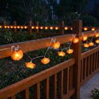 Yescom 2-Pack Marigold String Lights with Magnetic U-Clips, Battery Operated