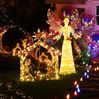 Yescom 5.6ft Outdoor Christmas Angel Large Yard Decorations