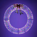 Yescom Giant Outdoor Prelit Christmas Wreath 60 inch