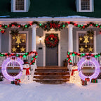 Yescom Giant Outdoor Prelit Christmas Wreath 60 inch
