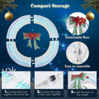 Yescom Giant Outdoor Prelit Christmas Wreath 60 inch