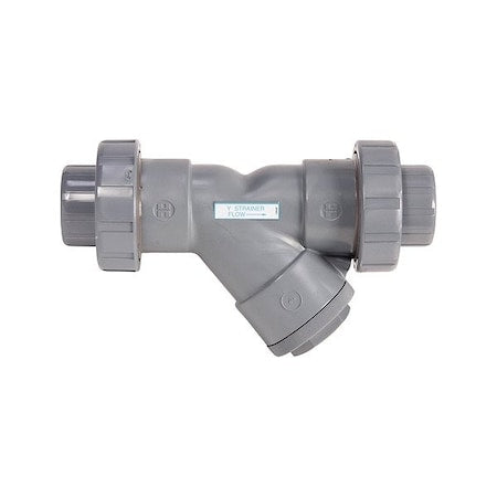 Y Strainer, 3/4" Pipe, Threaded, PVC, 150 psi
