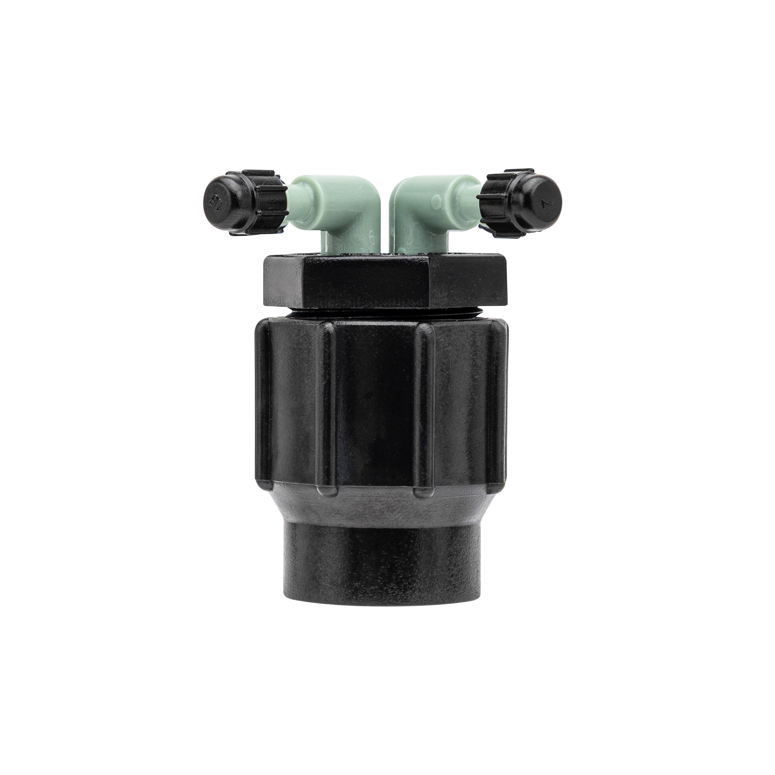 1/2" FPT  x 1/4" Barb 2-Port Full Flow Drip Manifold 67030