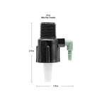 1/2" FPT x 1/4" Barb 1-Port Full Flow Drip Manifold 67050