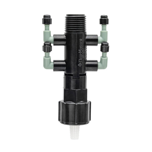 1/2" FPT x MPT x 1/4" Barb 4-Port Drip Manifold 67060