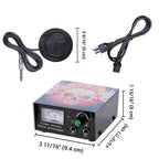 Yescom 4 Tattoo Machine Kit w/ LCD Power Supply 40 Color Inks