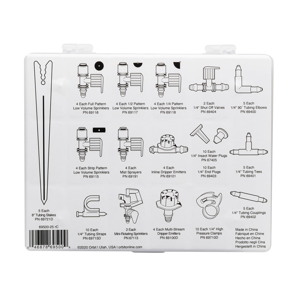 92-pc Essential Drip Parts Assortment 69500