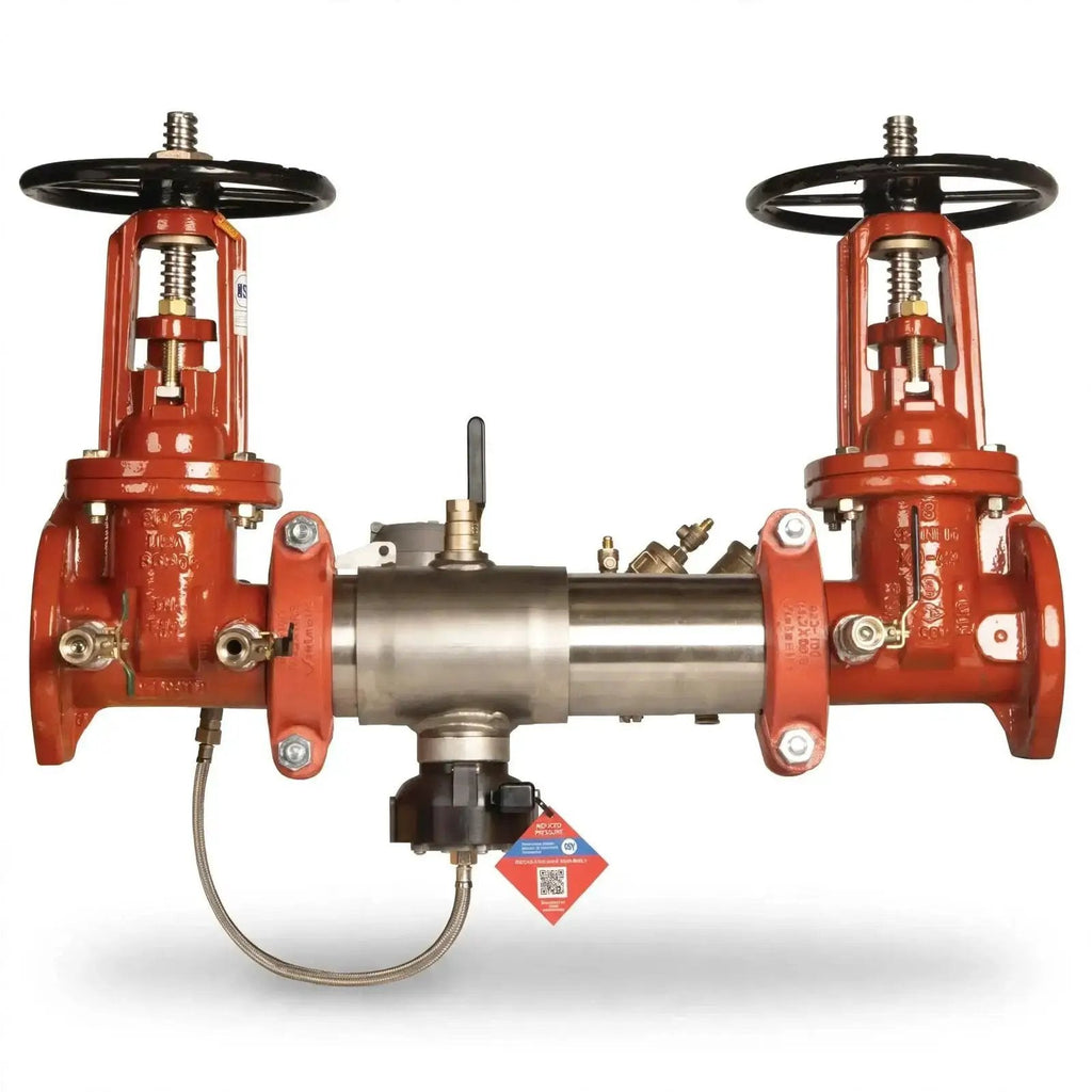 6" Backflow Preventor Valve Ames Z Grooved Butterfly for Fire Safety Systems