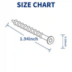 Black Exterior Deck Screws - T25 Torx Drive (Includes Bit)