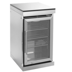 104" 4-Burner 72,000 BTU Silver Outdoor Kitchen Island Grill  with Storage Cabinets & Drawers