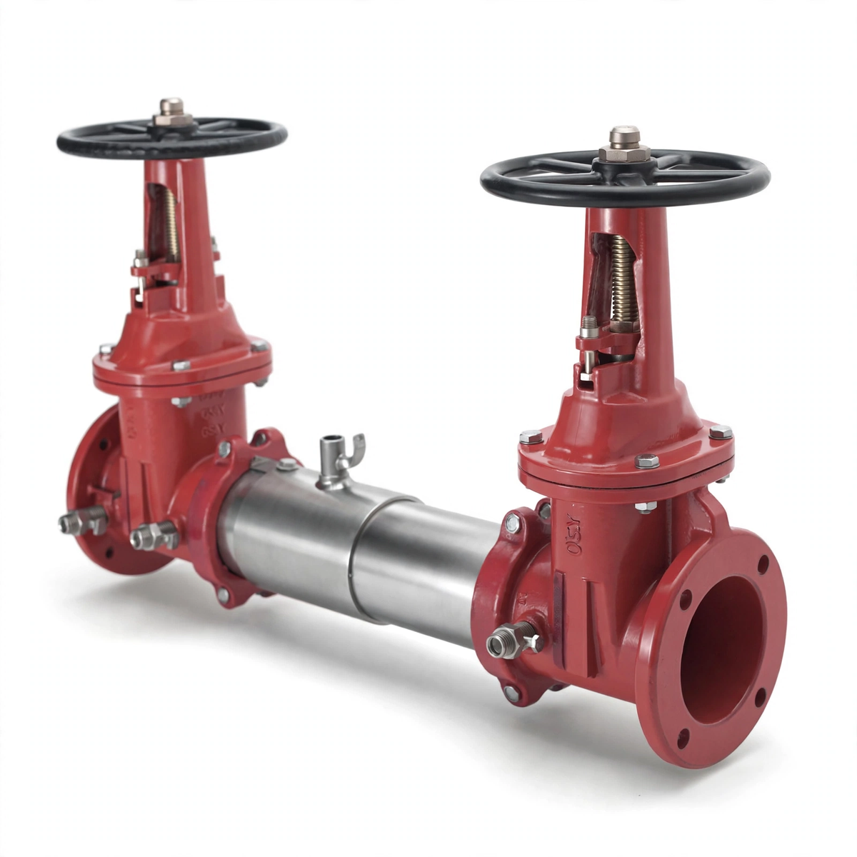 6" Double Check Assembly With FxG OSY by Ames Valve