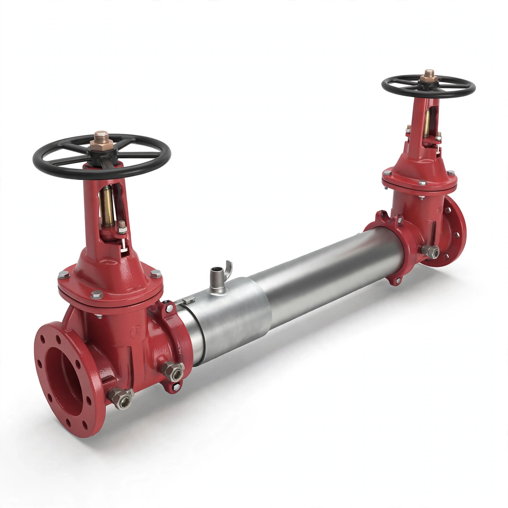 6" Double Check Assembly With FxG OSY by Ames Valve