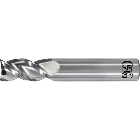 Corner Radius End Mill, 0.125 in