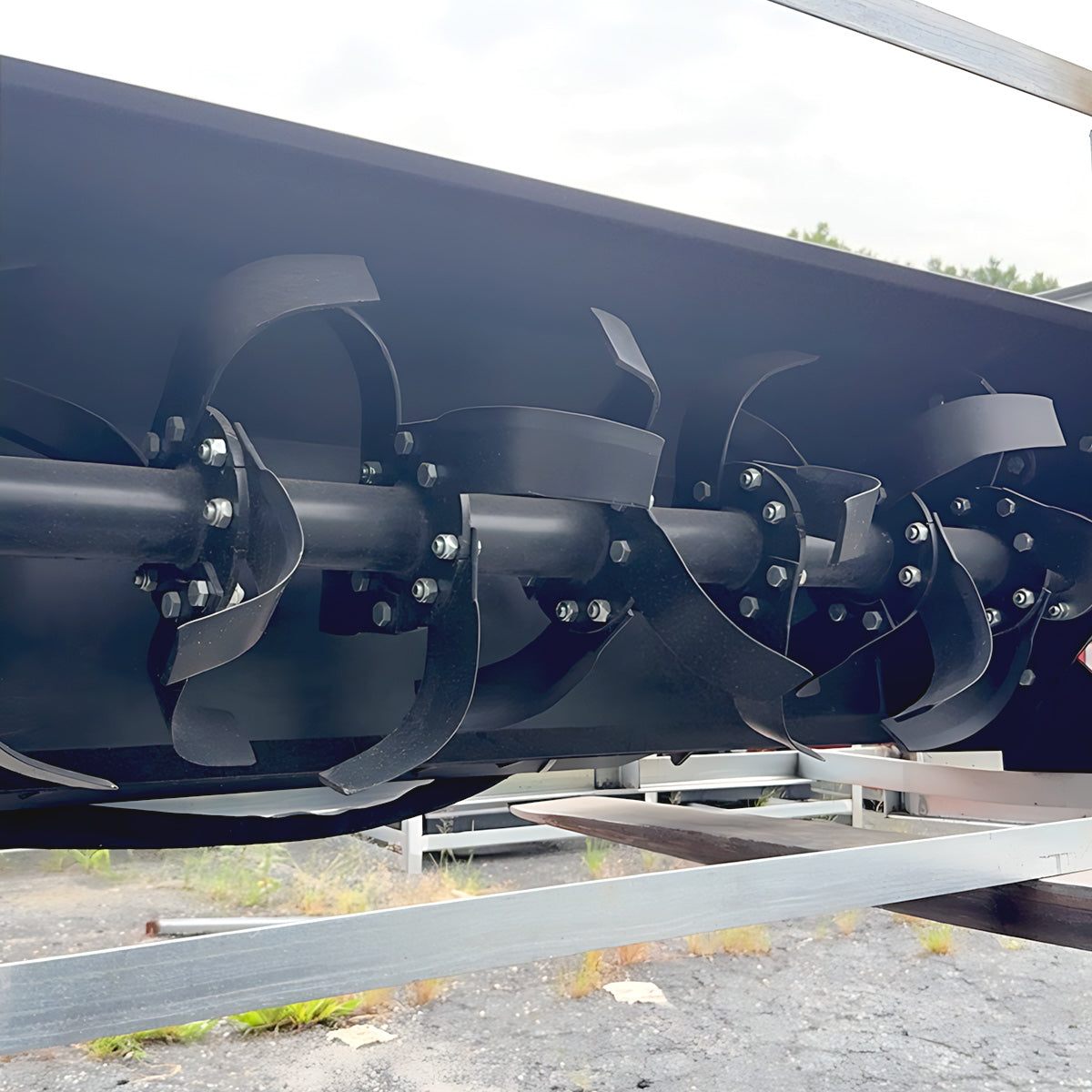 72" Hydraulic Skid Steer Rotary Tiller