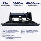 72" Skid Steer Plate Compactor