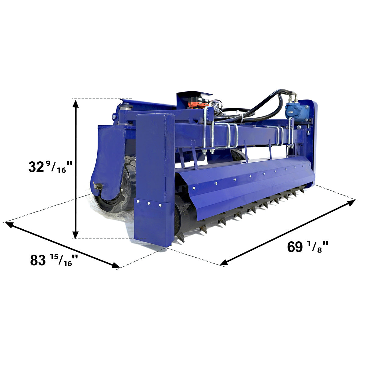Skid Steer 72" Wide Soil Conditioner