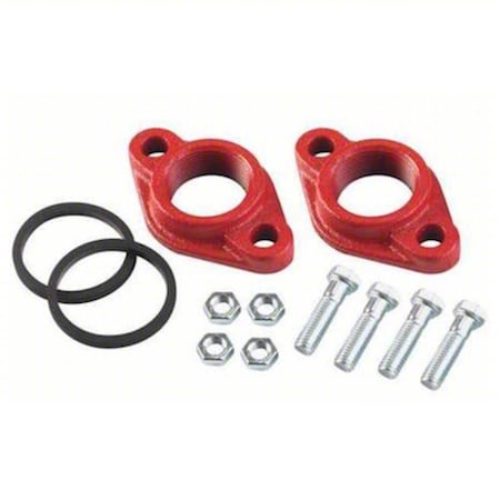 FlangeKits,CastIron,FNPT,11/4in,PK2