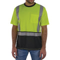Hi-Vis Shirt,L,Lime,Short Sleeve