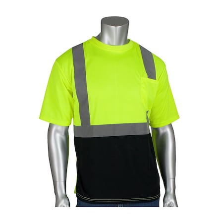 T-Shirt,Lay Flat,Hi-Vis Yellow