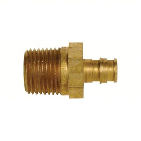 Straight, Brass, Barbed 3/4", NPT 3/4"