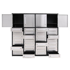 7ft Garage Storage Cabinet (32 Drawers & 2 Cabinets)