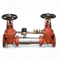 8" Double Check Detector Backflow Preventer Valve Brass