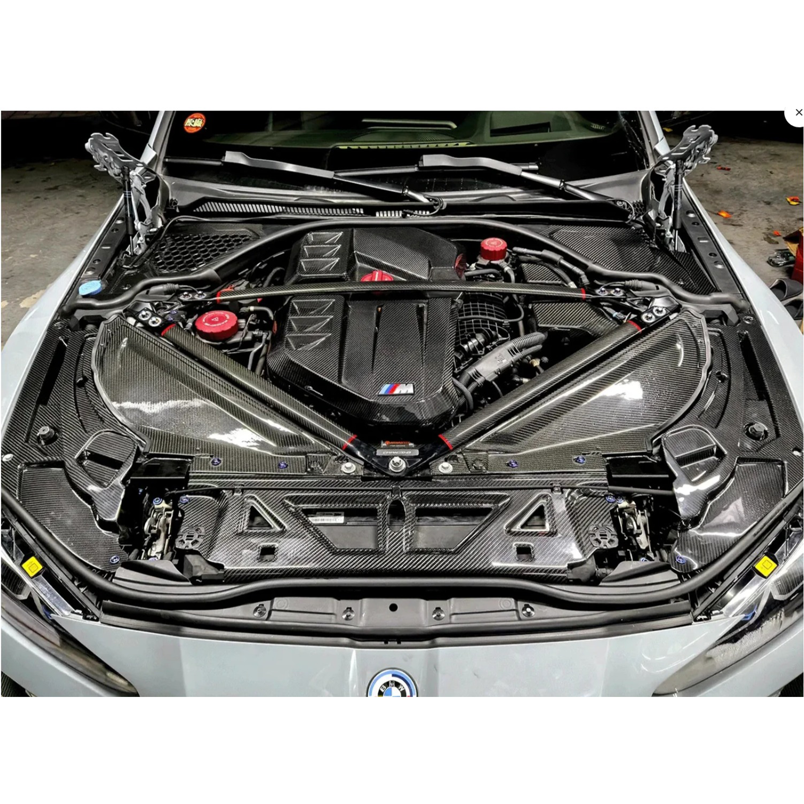 Carbon Fiber Headlamp Covers for BMW G80 G81 M3 G82 G83 M4 G87 M2