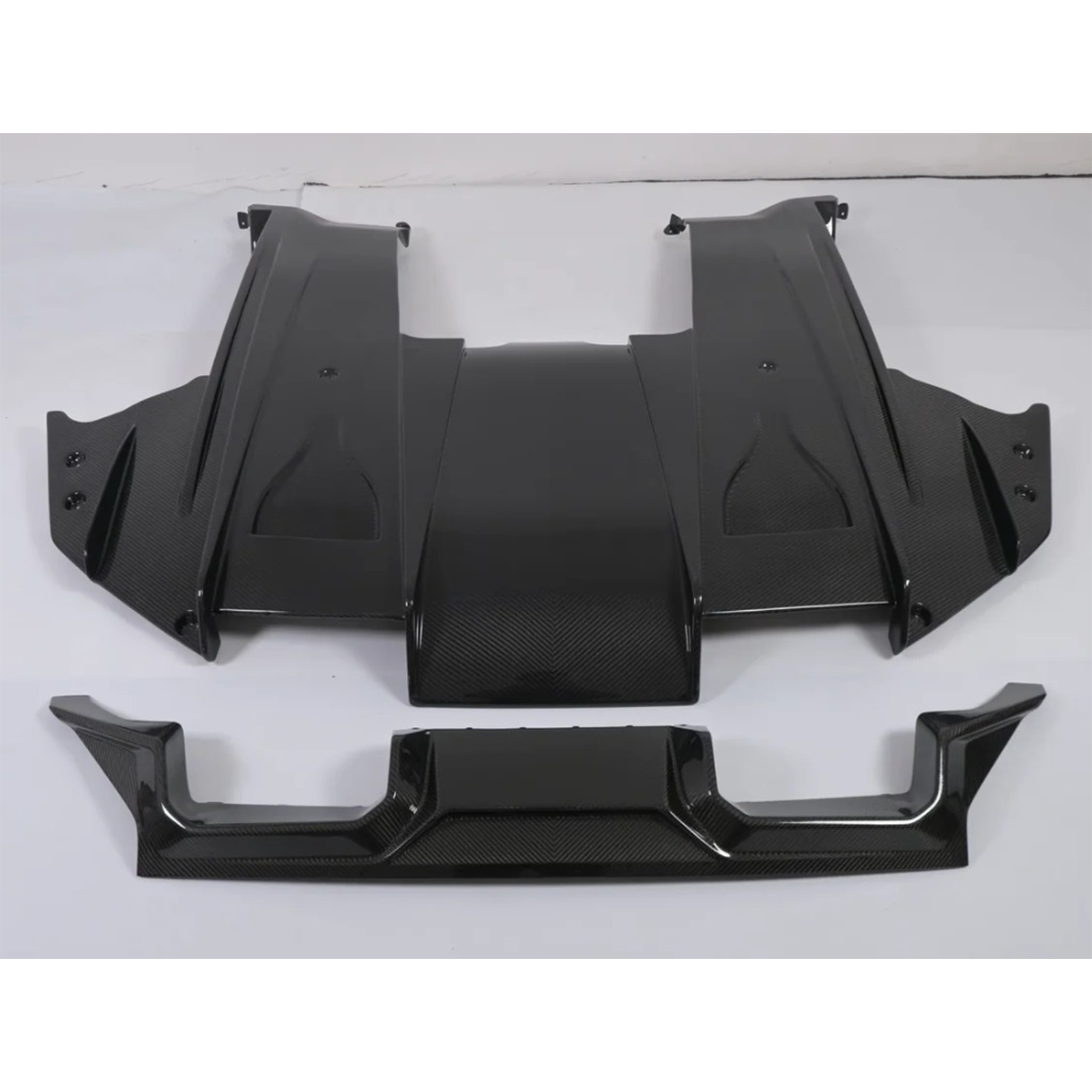 Pre-Preg Carbon Fiber Rear Undertray Diffuser V2 for BMW G87 M2