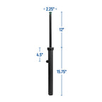 12"400 Series Spray Head w/15' Brass Adj Nozzle