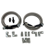 For GM Chevy 1996 &Newer 4L80E Flexible SS Braided Transmission Cooler Hose Line