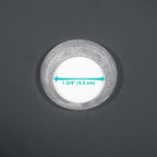 Yescom Oval Tempered Glass Bathroom Vanity Sink Grey 22x14"
