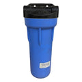 Filter Housing, 10 in H, 6 in Dia, Blue