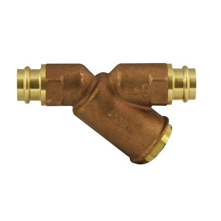 Y Strainer, 1" Pipe, Press, Lead Free Bronze, 250 psi