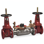 8" 3000SS OSY GXG Double Detector Check Valve by Ames Backflows for Fire Protection Systems