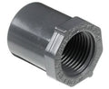 1-1/2" x 3/4" PVC Sch. 80 Flush Style Reducer Bushing (Spigot x FPT)