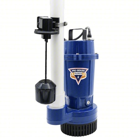 SubmersibleSumpPump,10ft,13.75in,115VAC
