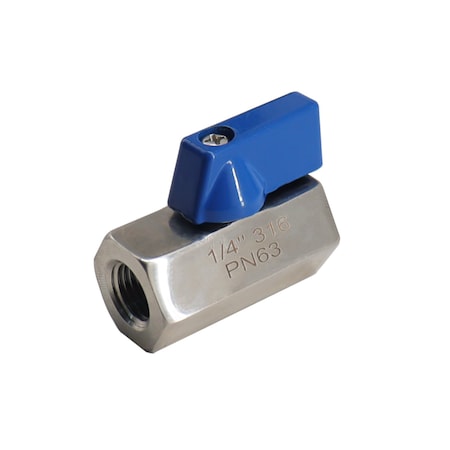 Manual 2-Way Ball Valve,NPT,316 SS