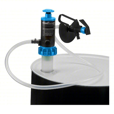 Air Drum Pump, 4.5 gpm, 10 psi, 1:1